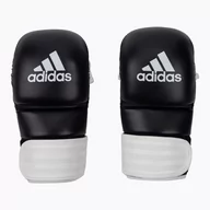 Rękawice bokserskie - Rękawice grapplingowe adidas białe ADICSG061 - miniaturka - grafika 1