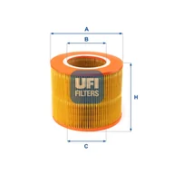 Filtry powietrza - Filtr powietrza UFI Filtry 27.354.00 - miniaturka - grafika 1
