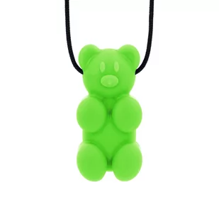 ARK Gummy Bear - Gryzak Naszyjnik w kształcie Misia Zielony - Miękki - Gryzaki dla dzieci - miniaturka - grafika 1