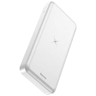 Baseus M36 Wireless Charger power bank 10000 mAh bezprzewodowa ładowarka Qi biały (PPALL-M3602) - Ładowarki do telefonów - miniaturka - grafika 3
