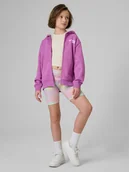 Spodnie i spodenki dla dziewczynek - 4F Legginsy kolarki prążkowane dziewczęce - multikolor 164 (13-14 lat) - miniaturka - grafika 1