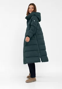 Długi płaszcz pikowany J-COMELY - Płaszcze damskie - miniaturka - grafika 1