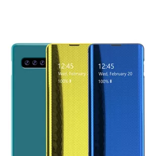 Flip View futerał etui z klapką Samsung Galaxy S10e zielony - Etui i futerały do telefonów - miniaturka - grafika 2