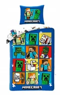 Pościel dla dzieci - Pościel dziecięca Minecraft 140x200 Halantex 100% bawełna stev creeper - miniaturka - grafika 1