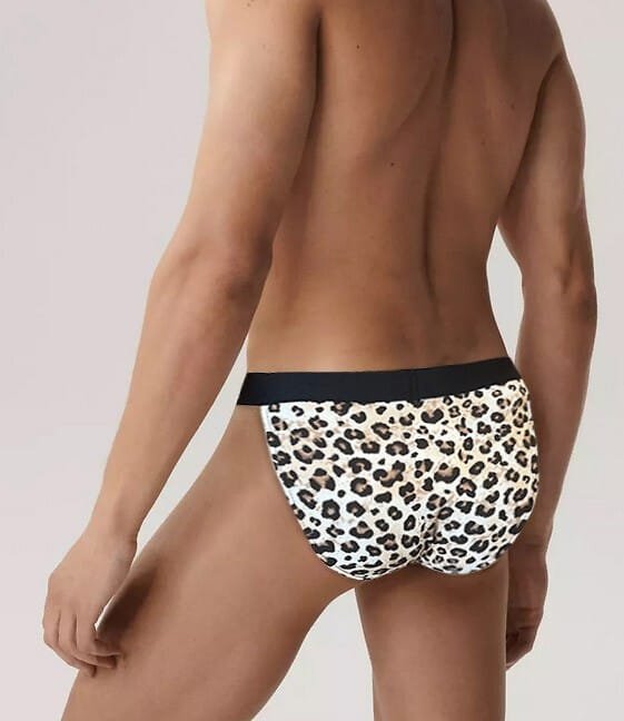 SLIPY CORNETTE HE-916/164 TANGA (kolor panterka, rozmiar L)