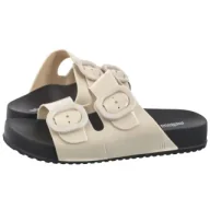 Klapki i japonki damskie - Klapki Cozy Slide AD 33913/BG167 Black/Beige (ML328-a) Melissa - miniaturka - grafika 1