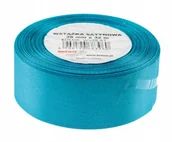 Pasmanteria - Brewis Wstążka dekoracyjna satynowa 38mm/32m niebieska 47 - miniaturka - grafika 1