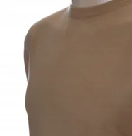 Swetry męskie - Sweter męski z kaszmiru i wełny merynosów kaszmirowy M kakao 138 - miniaturka - grafika 1