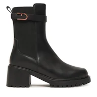 Botki damskie - Sztyblety Furla YK17UBC BX4237 AL O6000 1007 Czarny - miniaturka - grafika 1