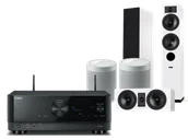 Kino domowe - Yamaha RX-V4A (czarny) + Tesi 5 + 7 + 2 x MusicCast 20 (biały) - miniaturka - grafika 1