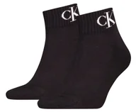 Skarpetki męskie - Calvin Klein Skarpetki 2 Pary 43/46 Czarny - miniaturka - grafika 1