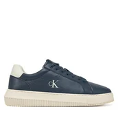 Sneakersy męskie - Sneakersy Calvin Klein Jeans Chunky Cupsole Lth Mg Tc YM0YM01198 Granatowy - miniaturka - grafika 1