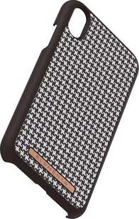 Nordic Elements Nordic Elements Saeson Idun - Materiałowe etui iPhone XR Dark Brown Pattern 2 - Etui i futerały do telefonów - miniaturka - grafika 1