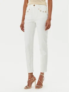 ARTIGLI Jeansy ADDE002564 058 Biały Slim Fit - Spodnie damskie - miniaturka - grafika 1