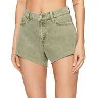 Spodenki damskie - Spodenki damskie Guess Manila zielone krótkie szorty jeansowe-W30 - miniaturka - grafika 1