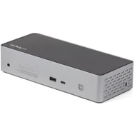 Stacje dokujące i replikatory portów - StarTech DK31C4DPPDUE stacja dokująca Przewodowa USB 3.2 Gen 2 (3.1 Gen 2) Type-C Czarny, Szary - miniaturka - grafika 1