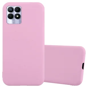 Etui Cadorabo do Realme 8i / Narzo 50 4G w kolorze różowym, silikonowe etui TPU na telefon komórkowy - Etui i futerały do telefonów - miniaturka - grafika 1