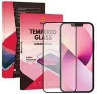 Szkła hartowane na telefon - Mocco Full Glue Signature Edition Tempered Glass Full Coverage with Frame Apple iPhone 15 Pro Max Black - miniaturka - grafika 1