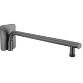 Deszczownice - Deante Cascada Titanium Wylewka ścienna ruchoma Titanium NAC_D40K - miniaturka - grafika 1