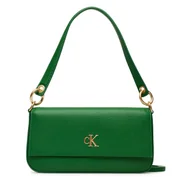 Torebki damskie - Torebka Calvin Klein Minimal Monogram Shoulder Pouch LV04K3161G Zielony - miniaturka - grafika 1