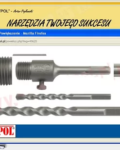Art-Pol Uchwyt korony SDS PLUS 110mm AR49620 49620 - Otwornice - miniaturka - grafika 1
