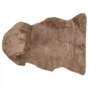 Beliani Skóra owcza brązowa ULURU - Dywany - miniaturka - grafika 1