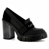 Mokasyny damskie - Mokasyny damskie na obcasie CARINII - Carinii - miniaturka - grafika 1