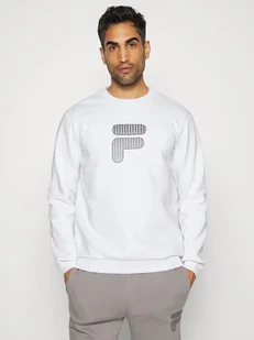 Bluza bez kaptura męska Fila FAM0189-10001 S Biała (4064556380005). Bluzy bez kaptura męskie - Bluzy męskie - miniaturka - grafika 1