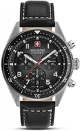 Zegarki męskie - Zegarek męski SWISS MILITARY SMWGC0003801 czarny klasyczny - miniaturka - grafika 1
