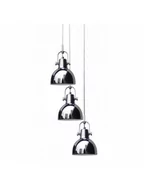 Lampy sufitowe - Zuma Line LAMPA wisząca TS-140123P-CH metalowa OPRAWA zwis kopuły chrom - miniaturka - grafika 1