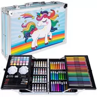 Farby i media malarskie - Zestaw Artystyczny Do Malowania W Walizce Kredki - miniaturka - grafika 1