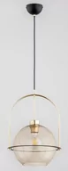 Lampy sufitowe - Leria D30 lampa wisząca 1xE27 czarna/złota 61286 - miniaturka - grafika 1