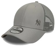 Czapki damskie - Czapka z daszkiem NEW ERA NYY Flawless 9FORTY Adjustable Cap szara - miniaturka - grafika 1