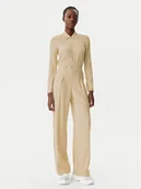 Kombinezony - Patrizia Pepe Kombinezon 8T0047 A545 B814 Beżowy Regular Fit - miniaturka - grafika 1