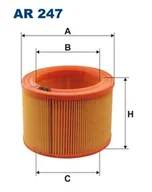 Filtry powietrza - Filtron AR 247 FILTR POWIETRZA - miniaturka - grafika 1