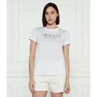 Koszulki i topy damskie - Armani Exchange T-shirt Regular Fit - miniaturka - grafika 1