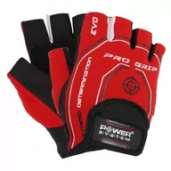 Rękawice do ćwiczeń - POWERSYSTEM POWER-SYSTEM RĘKAWICZKI PRO GRIP EVO-RED-M - miniaturka - grafika 1