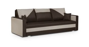 Kanapa sofa 3 os z funkcją spania ASTO1 brązowa - Sofy i kanapy - miniaturka - grafika 1