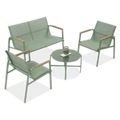 Meble ogrodowe - Zestaw mebli MANGO CAFFE Green - Focus Garden - miniaturka - grafika 1