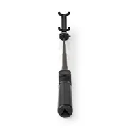 Selfie stick - Nedis Bluetooth selfie stick Bezprzewodowy Wersja Bluetooth®: 4.2 Maksymalny rozmiar ekranu: 3,54 " Długość po złożeniu: 19 cm Długość po rozłożeniu: 550 mm Maksymalna waga: 400 g Zasilanie bateryjne Waga: 149 g NE550726951 - miniaturka - grafika 1