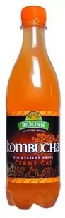 Bio LINIE (kombucha, ciastka bezglutenowe) Kombucha herbata czarna Linie - 500ml BP-8595582415943 - Soki i napoje niegazowane - miniaturka - grafika 1