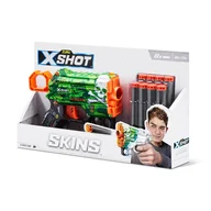 Zabawki militarne - Zuru, X-shot, wyrzutnia Skins Menace + 8 strzałek - miniaturka - grafika 1