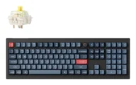 Klawiatury - Keychron V6 Max USB + RF Wireless + Bluetooth QWERTZ Niemiecki Czarny, Szary V6M-D4-DE - miniaturka - grafika 1