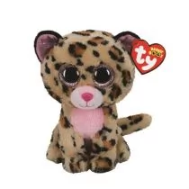 Ty Beanie Boos Livvie różowy leopard 24 cm 459519 - Maskotki i pluszaki - miniaturka - grafika 1