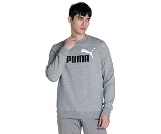 Bluzy męskie - PUMA Bluza męska, średni szary, He, XXL - grafika 1