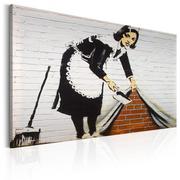 Obrazy i zdjęcia na płótnie - Obraz - Maid in London by Banksy (rozmiar 120x80) - miniaturka - grafika 1