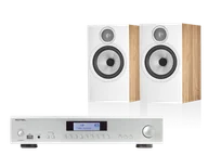 Zestawy stereo - Rotel A12 MKII (srebrny) + 606 S3 (dąb) - miniaturka - grafika 1