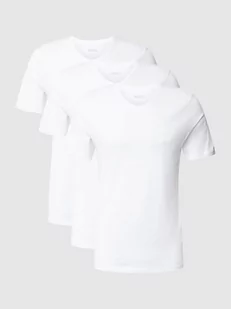 T-shirt z dekoltem w serek w zestawie 3 szt. model ‘Classic’ - Koszulki męskie - miniaturka - grafika 1