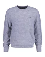 Swetry męskie - GANT Sweter męski, szary melanż, 3XL - miniaturka - grafika 1