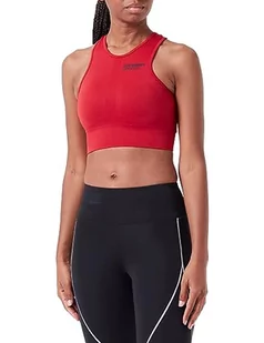 Superdry Core Seamless Mid Impact Biustonosz sportowy dla kobiet, Carmine Red, 14-16 - Biustonosze - miniaturka - grafika 1